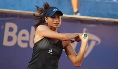 María Fernanda Herazo, tenista barranquillera. 