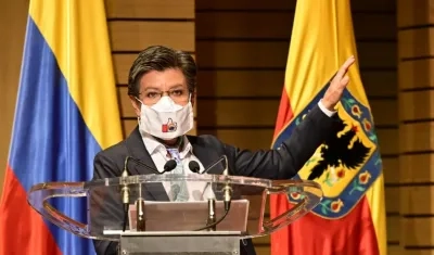 Claudia López, alcaldesa de Bogotá.