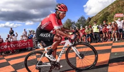 Nairo Quintana, ciclista colombiano.