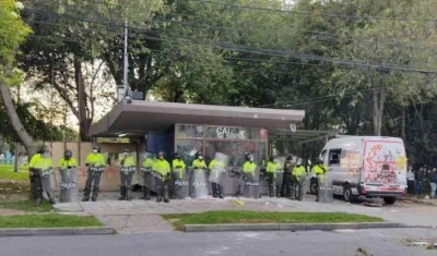 CAI del barrio Villa Luz en Bogotá.