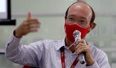 En la imagen un registro del presidente de Avianca, Anko Van Der Werff.