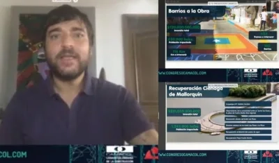 El Alcalde de Barranquilla, Jaime Pumarejo.