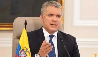 Iván Duque, presidente de Colombia.