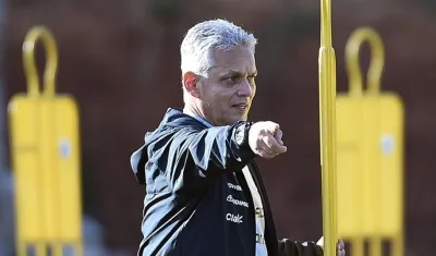 Reinaldo Rueda, técnico colombiano de la Selección Chile. 