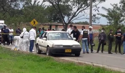 Lugar de los hechos en Miranda, Cauca.