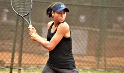María Fernanda Herazo, tenista barranquillera. 