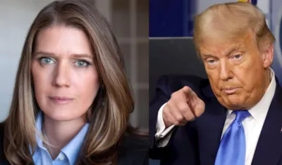 Mary L. Trump y Donald Trump.