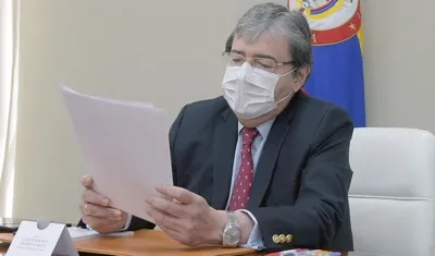 Carlos Holmes Trujillo, ministro de Defensa.