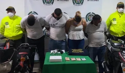 Los cuatro capturados fueron cobijados en centro carcelario. 