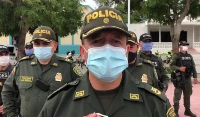 Coronel Manuel Rojas, subcomandante de la Policía Metropolitana. 