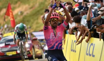 Daniel Felipe Martínez, ciclista colombiano. 