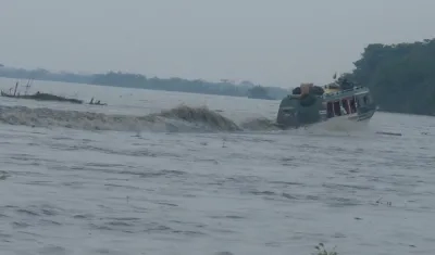 Aumento del nivel del Río Magdalena.