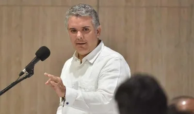 El Presidente de la República, Iván Duque.