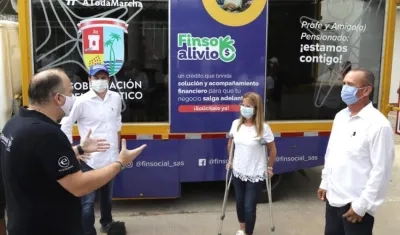 La Gobernadora Elsa Noguera presidiendo la ceremonia.