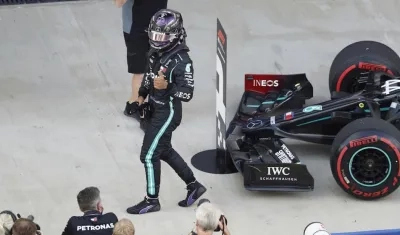 Lewis Hamilton, piloto británico. 