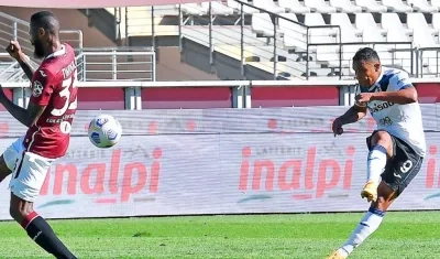 Luis Fernando Muriel, jugador colombiano. 