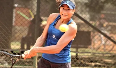 María Fernanda Herazo, tenista barranquillera. 