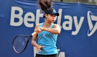 María Fernanda Herazo, tenista barranquillera. 