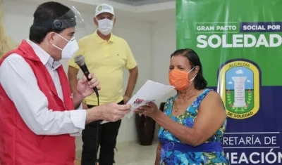 El Alcalde de Soledad, Rodolfo Ucrós.