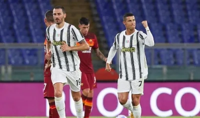 Cristiano Ronaldo celebra una de sus anotaciones. 