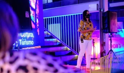 Secretaria de Cultura, Patrimonio y Turismo, María Teresa Fernández.