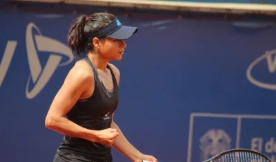 María Fernanda Herazo, tenista barranquillera. 