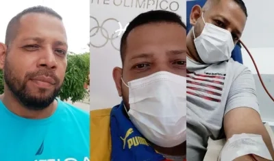 Milton Castro, durante una visita al COC y una de sus tres diálisis semanales. 