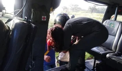 Rescate de las niñas en la Sierra Nevada de Santa Marta.