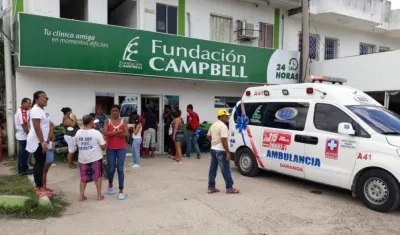 El motociclista falleció en la Clínica Campbell de Sabanalarga.