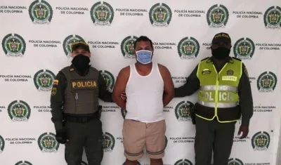 Faber Enrique Patiño Bolívar, uno de los capturados. 