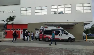 El herido fue remitido desde el Hospital de Malambo a la Campbell de Barranquilla. 