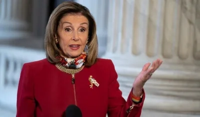 Presidenta de la Cámara de Representantes, Nancy Pelosi.