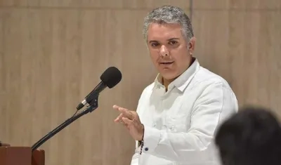 Iván Duque, Presidente de Colombia.