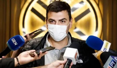 Presidente del Club Olimpia de Paraguay, Marco Trovato.