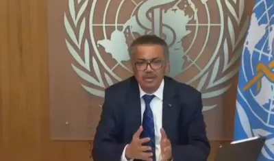 Director general de la OMS, Tedros Adhanom Ghebreyesus.