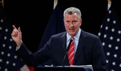 Alcalde de Nueva York, Bill de Blasio.