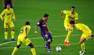 Lionel Messi, delantero argentino. 