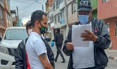 Robinson Sánchez Romero fue capturado por el CTI en Bogotá. 