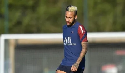 Neymar, jugador brasileño.