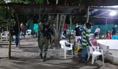 'Covid-fiesta'  en gallera de Galapa.  