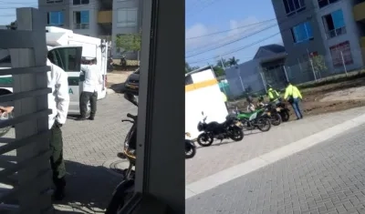 La Sijin se encargó de la inspección del cadáver. 