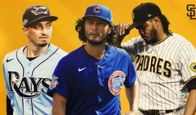Blake Snell, Yu Darvish y Dinelson Lamet serán el trio de abridores principales de San Diego. 