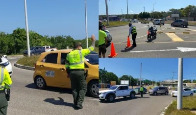 Imágenes de los operativos.