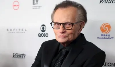 El popular presentador Larry King.