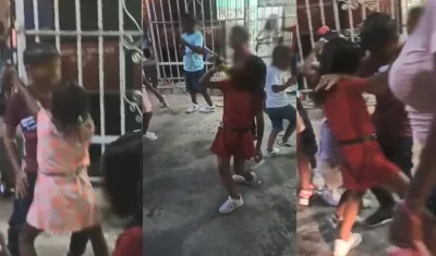 Imágenes del suceso.