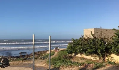 Playa de Salgar donde murió por inmersión un hombre de 44 años.