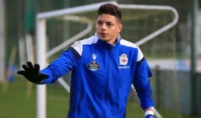 El colombiano Lucho García, portero de La Coruña.