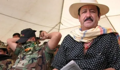 El narcoparamilitar Hernán Giraldo.