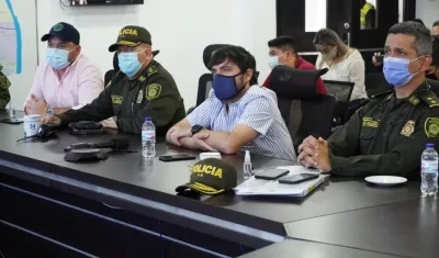 El Alcalde de Barranquilla, Jaime Pumarejo.