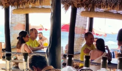 Hugo López-Gatell, subsecretario de Salud de México, captado en vacaciones y sin tapabocas.